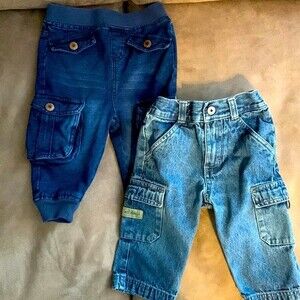 WRANGLER/‎ TRULY SCRUMPTIOUS (Heidi Klum) PANTS- size 12 months